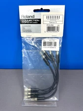 ROLAND DRUMS PCS-20A CONNECTION CORD AFC CABLE ADAPTER DC PLUG X8 OEM NEW