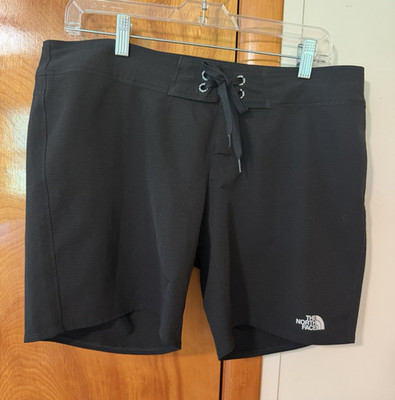 The North Face Men's Black Swim Shorts Drawstring Back Pocket Size L
