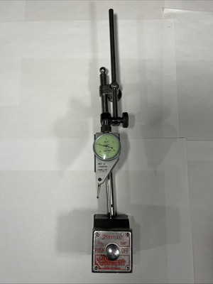 Starrett Magnetic Indicator Base 657 With Mahr MarTest 801 H .0005  