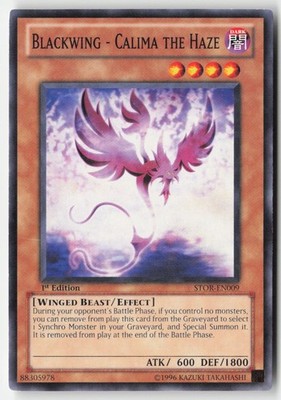 Yugioh - Blackwing - Calima the Haze STOR-EN009 1st Edition - Storm of Ragnarok