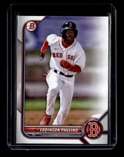 Eddinson Paulino 2022 Bowman Draft #BD-62 Boston Red Sox BASEBALL ROOKIE