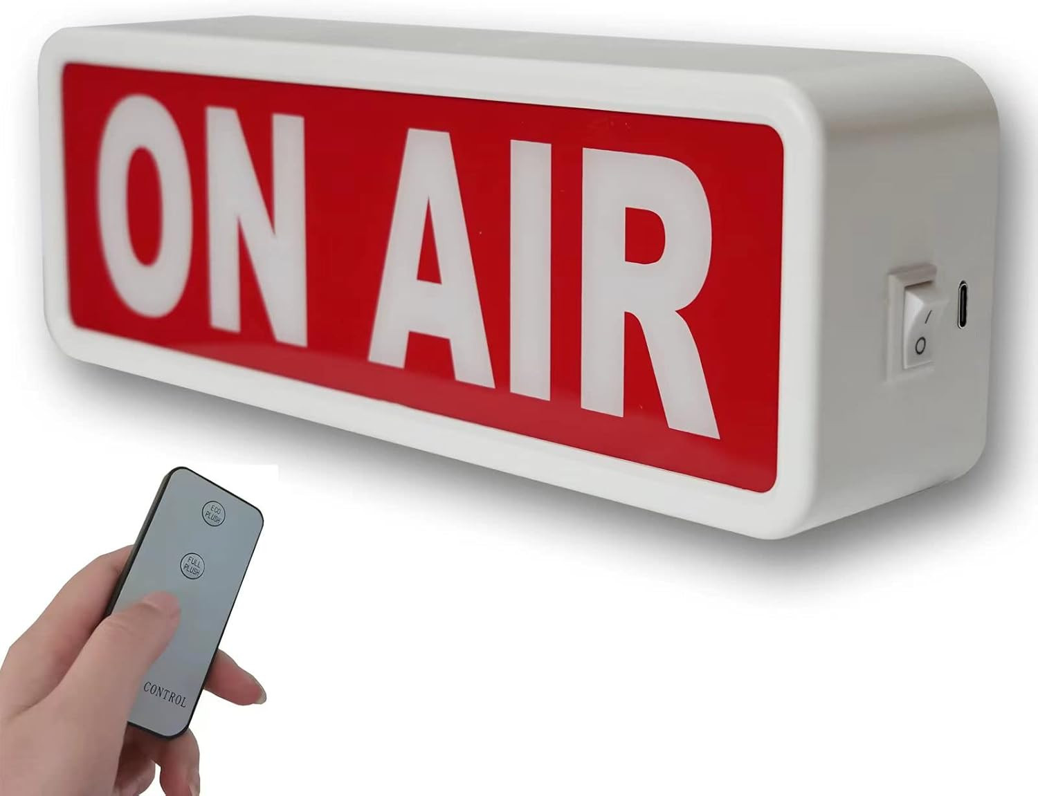 Segnale ON AIR Retroilluminato LED - Design per Ufficio e Home Studio - 1