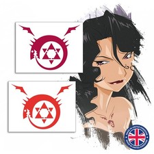 UK Temporary Tattoos Cosplay Ouroboros Homunculus Full Metal Alchemist Lust Envy