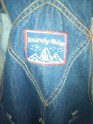 Mens Roundy Ridge Vintage Denim Carpenters Bib Overalls Size 38 Missing Button - Picture 5 of 21