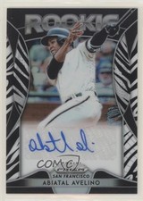 2019 Panini Prizm Rookie Zebra 79/99 Abiatal Avelino #RA-AA Auto 00dh