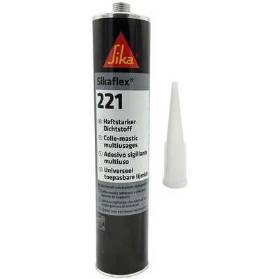 Sikaflex 221 Dichtstoff Karosseriekleber schwarz 300ml Dichtmasse überlackierbar