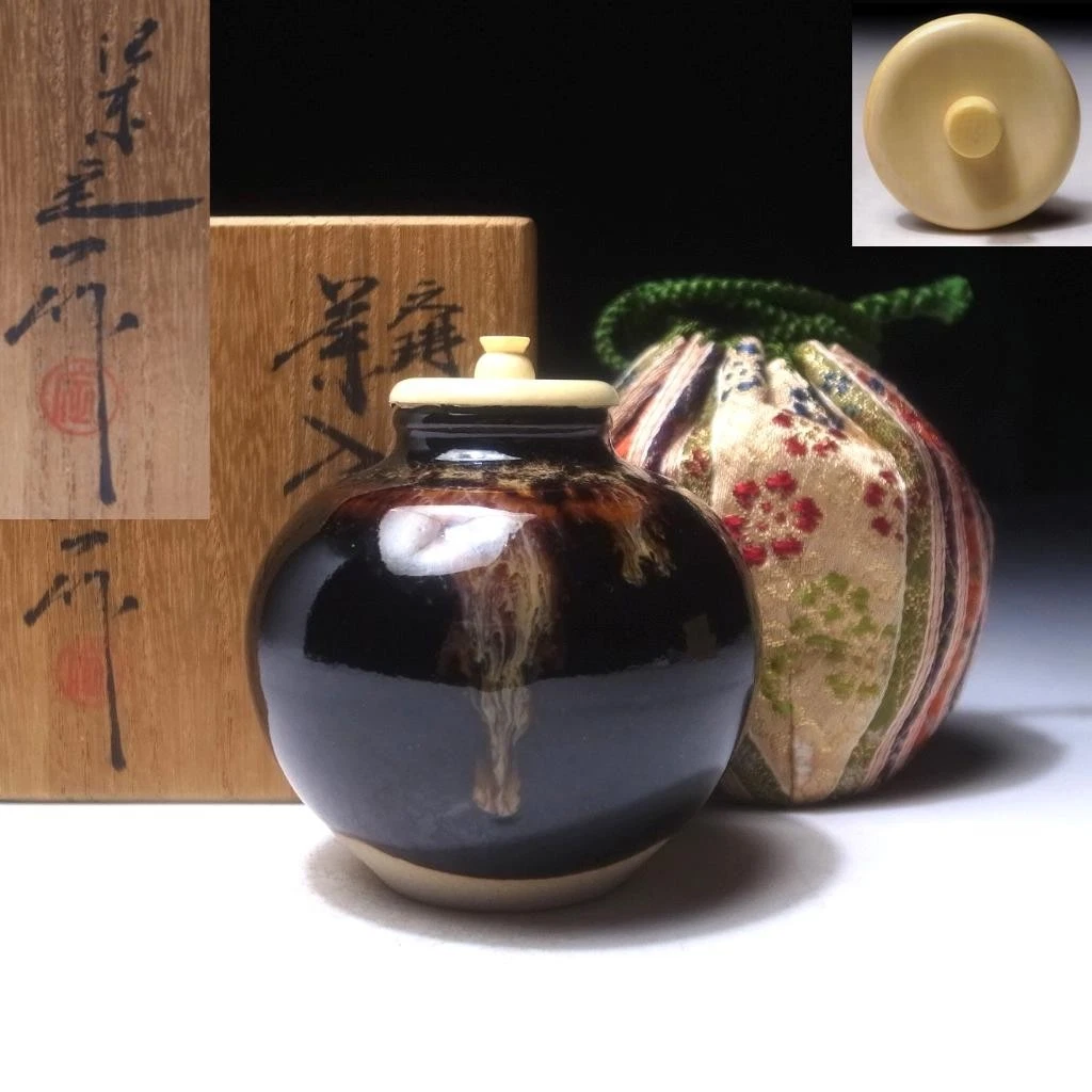 古董日本茶叶罐| eBay