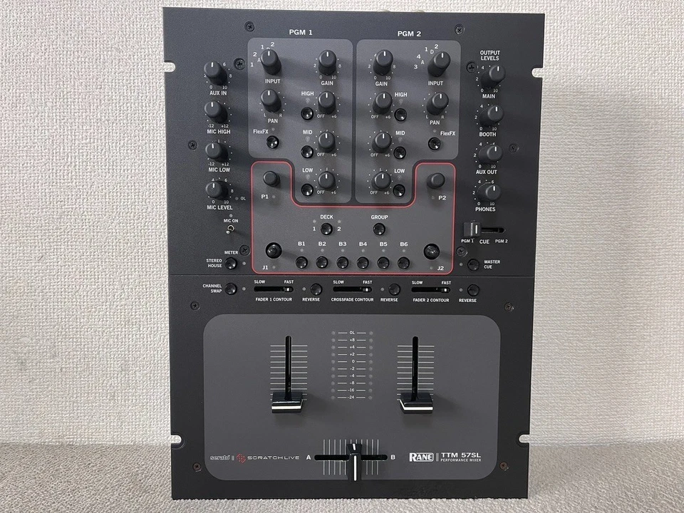 RANE TTM 57SL with Control Vinyl and Power Supply Tested Working 2ch Mixer - Image 3 of 4