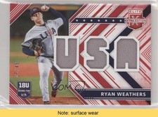 2018 Panini Elite Extra Edition USA Materials Red 15/49 Ryan Weathers READ 1u6