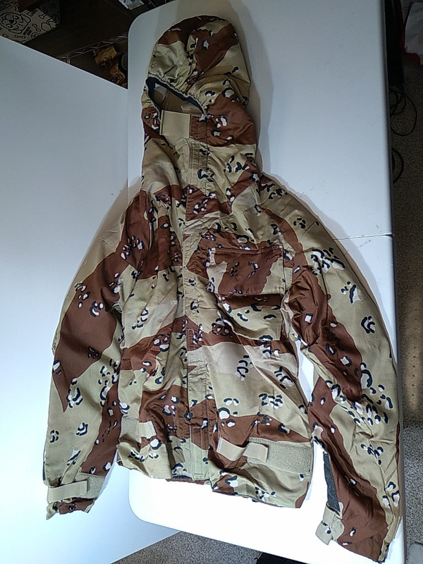 SUIT CHEMICAL PROTECTIVE MK IV DPM SMOCK Desert Storm Camo 1990 Warfare Weapons