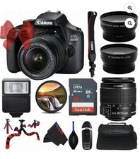 Canon EOS Rebel 4000D DSLR Camera EF-S 18-55mm F/3.5-5.6 DC III Lens