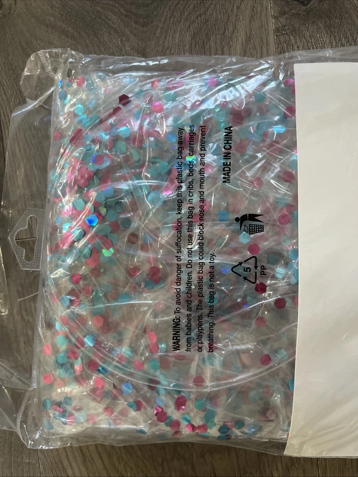 Target Inflatable Glitter Multi-Colored Chair 26"L x 22"W x 16"H (NEW IN BAG) - Image 2 of 2