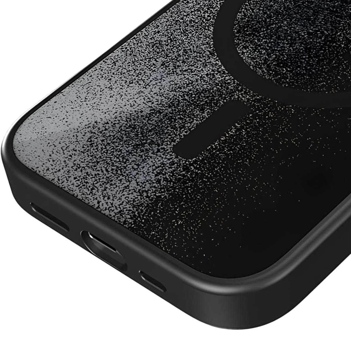 Coque iPhone 15 effet sable noir stm goods pour vos déplacements urbains - 3