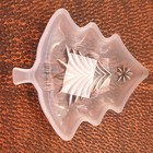 Mikasa Yuletide Tree Frost Glass Tree Sweet Dish 5 in WY155/503 Japan — photo 5