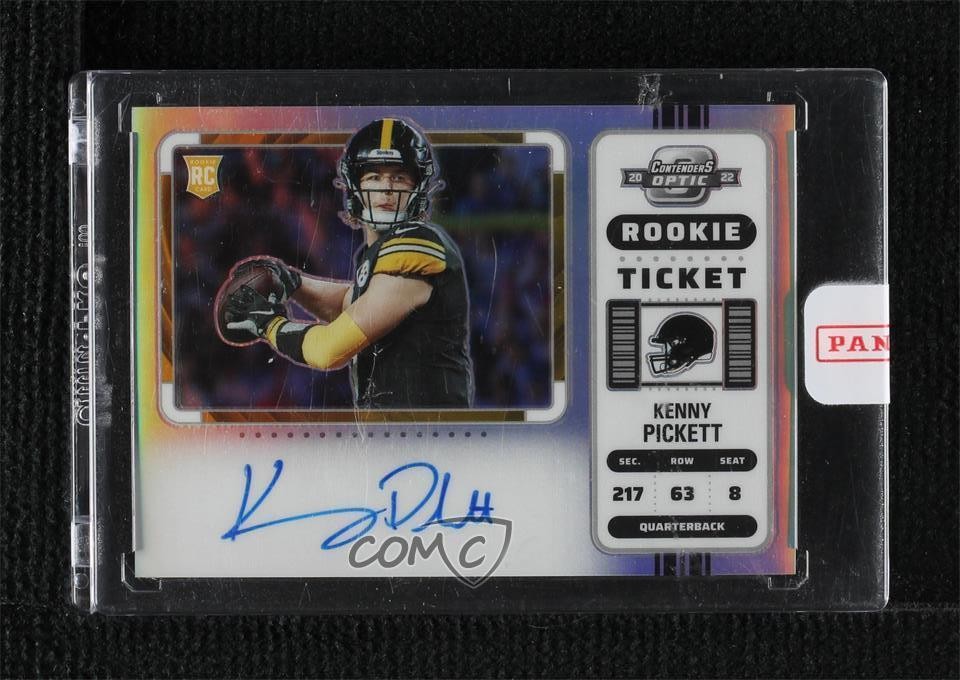 2022 Panini Contenders Optic Silver Prizm Kenny Pickett #127 Auto 0q84