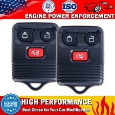 2x Car Remote Key Fob For Ford Escape Ranger 2001 2002 2003 2004 2005 2006 2007
