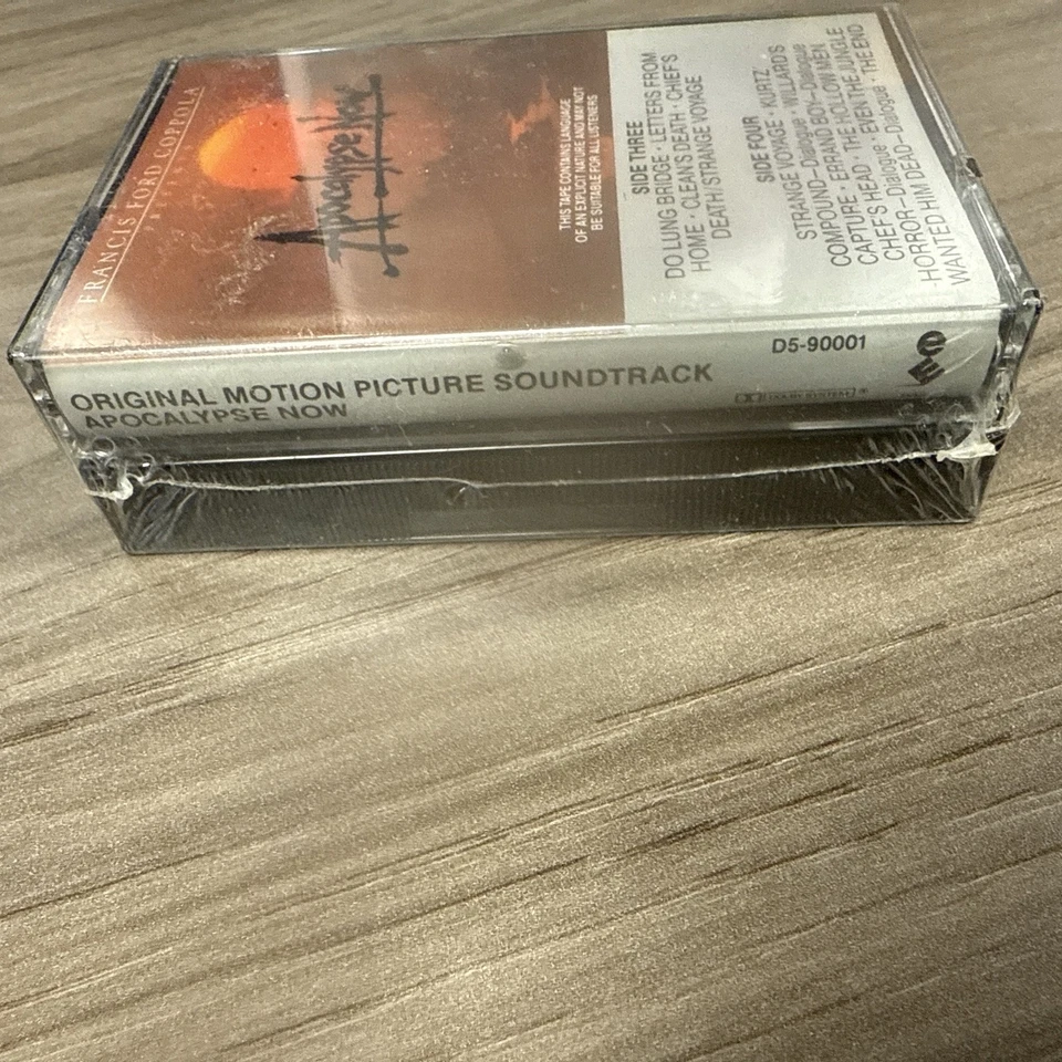 Apocalypse Now Soundtrack Cassette Tape (1979) 2-Tape Set, NEW SEALED - Image 2 of 4
