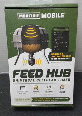 Moultrie Mobile Feed Hub Universal Cellular Timer/Remote Adjust Feed Times - NEW