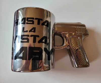 ''Hasta la Vista Baby''  Kaffeebecher,Tasse mit Revolvergriff Kaffeebecher