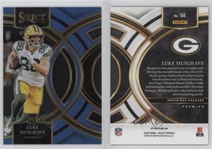 2023 Panini Select Premier Level Light Blue Prizm /99 Luke Musgrave Rookie RC