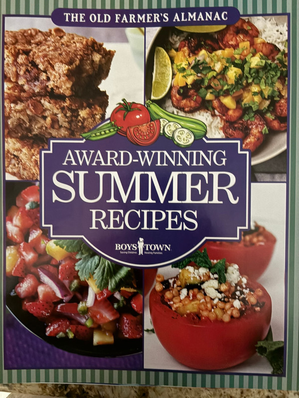 FOUR "THE OLD FARMERS ALMANAC" PULBICATIONS -  "BIRDS", "RECIPES" AND PUZZLES