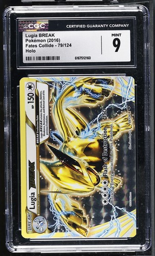 Lugia BREAK graded CGC 9 for sale on eBay