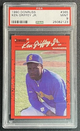 KEN GRIFFEY JR. PSA 9 1990 DONRUSS #365 MARINERS 2123