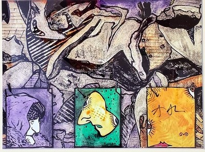 Jasper Johns - FRAME READY - 11X14 Matted Print - Hand Signed