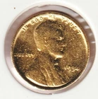 Rare Old Antique 1934 US Lincoln 24k Gold Plated Cent Penny Collection Coin USA