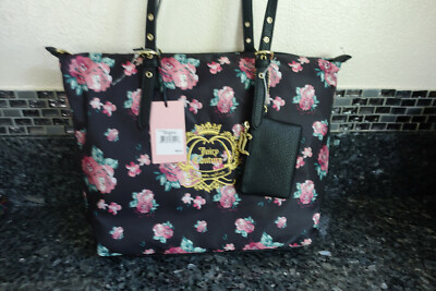 Juicy Couture Vintage Rose Black Troop Beverly Hil Vintage Juicy Couture Rose Black Troop | Mercari main image 4