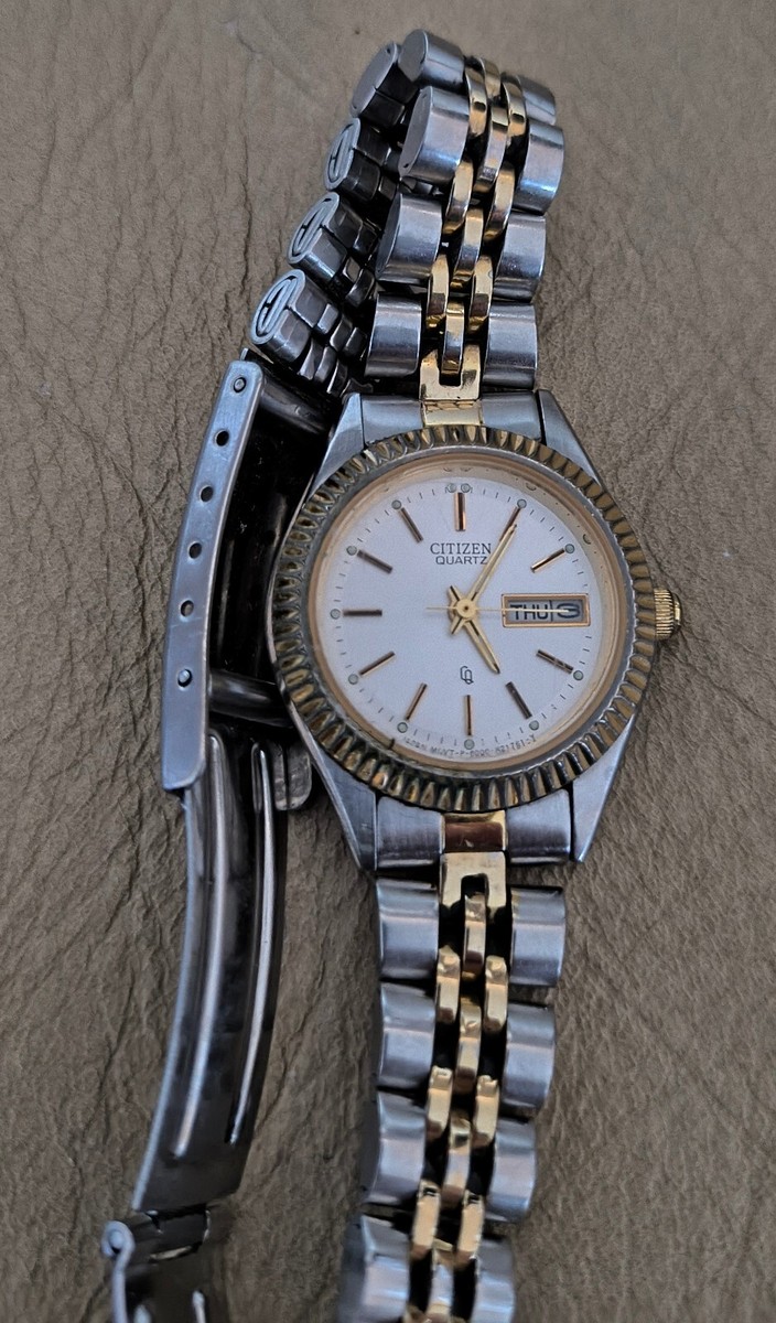Citizen GN-4W-S Quartz Ladies Watch Date/Day Analog CQ 2