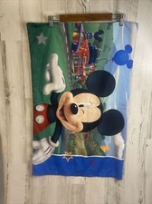 Disney Winking Mickey Mouse 2 Sided Standard Pillowcase Donald Duck Goofy