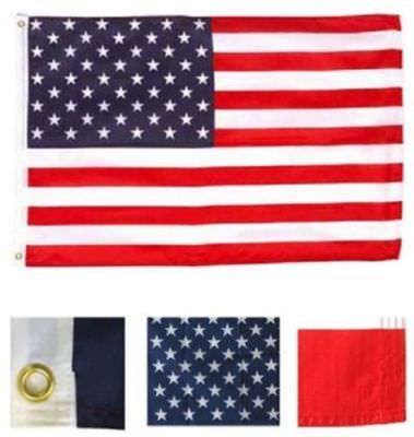 2x3 Ft American Flag USA Polyester – With Grommets, United States Stars & Stripes, Free Shipping