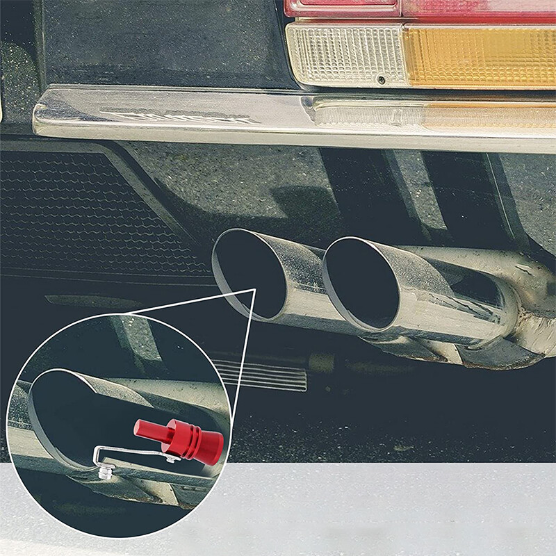Universal Turbo Sound Exhaust Muffler Pipe Whistle Car Oversized Roar