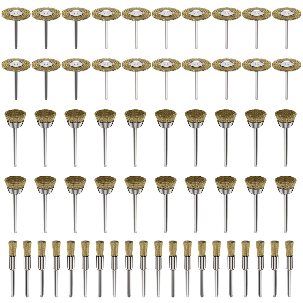 60X Stainless Steel Wire Brush Dremel Tool Rotary Die Grinder Removal