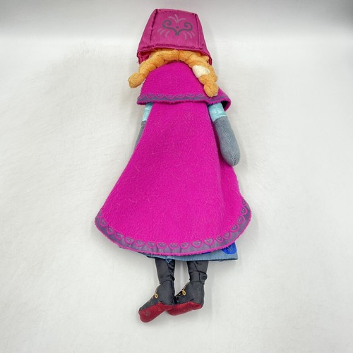 Disney Frozen Princess Plush Bundle X 2 DISNEY STORE ANNA 17” POSHPAWS ELSA 14” - Picture 3 of 17