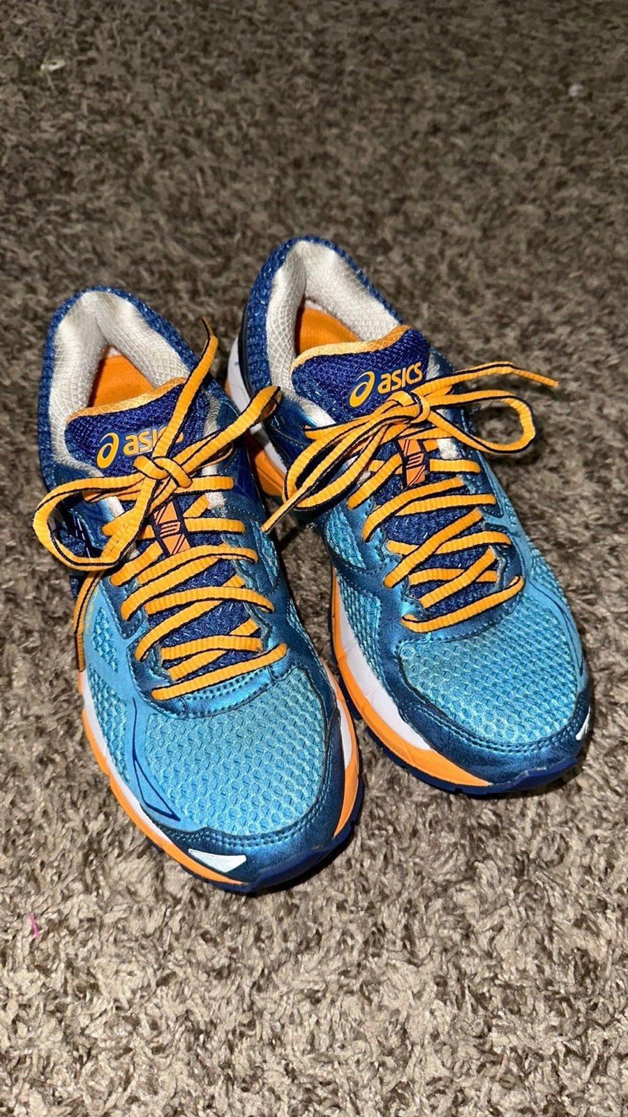 ASICS blue orange Women's GT-2000 Trail Running Shoe Size