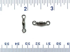 1000 GT Super Strong Black Barrel Fishing Swivels Size 10 (35# Test) - bulk