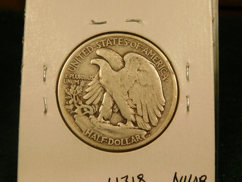 1917 S obv. Walking Liberty Half Item # 11318 - Picture 2 of 2