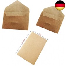 100 Mini-Geschenkkarten-Umschläge Gold – 10,2x6,9 Cm, Papierumschläge Für Visitenkarten, Tischkarten & Mehr