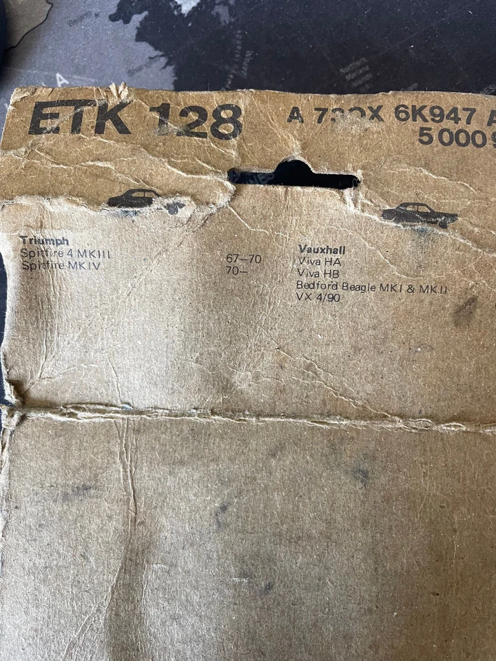 Kit de puesta a punto de motorcraft enchufes y juego de contacto ETK128 Triumph Spitfire mk3 mk4 Foto 2 de 2