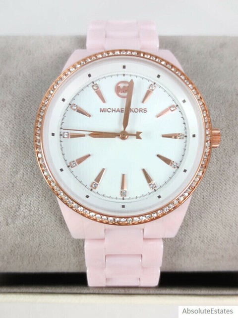 Michael Kors Ritz Quartz Crystal Pink 