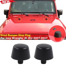 For Jeep Wrangler Jk Hood Bumper Stop Rubber Cushion Plug Set New Factory Parts