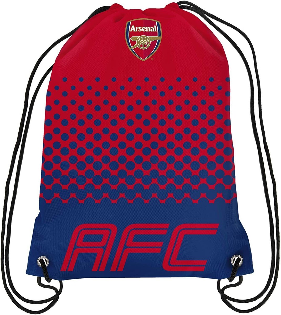 Arsenal FC Gym Bag Sports Swimming Back to School Gift Fade Official  License