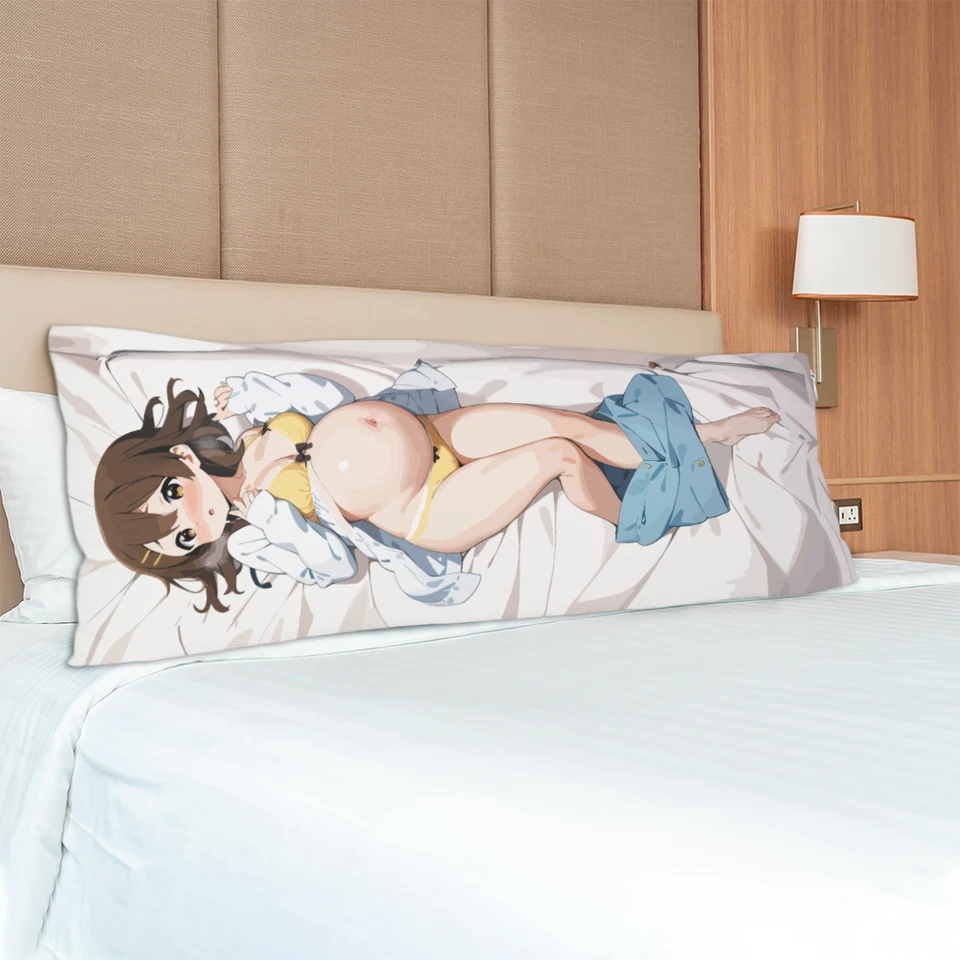 Yui Hirasawa K:On! K On! Funda de almohada corporal embarazada Dakimakura Foto 2 de 4