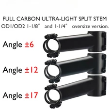 6/12/17 Degree Road/MTB Bike Carbon Stem 60-120mm Bicycle Computer Mount Stand