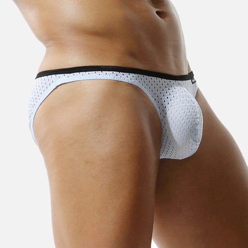 Sexy Men's Narrow Waistband Mesh Pouch Brief Slip Breathable Tanga Underwear ☆ - Picture 6 of 21