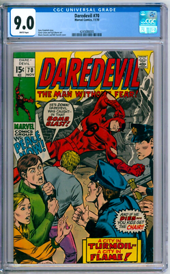 Daredevil 59 CGC Graded 9.0 VF/NM Marvel Comics 1970 | eBay