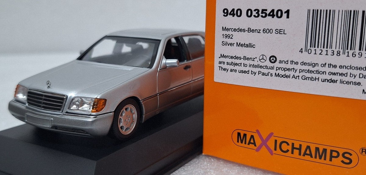Mercedes-Benz 600 SEL ミニカー 1991年製 Mercedes-Benz S