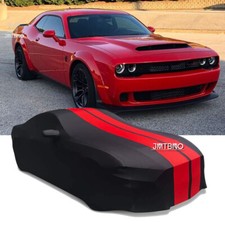For Dodge Challenger Sxt Indoor Car Full Cover Stain Stretch Protection Red Line